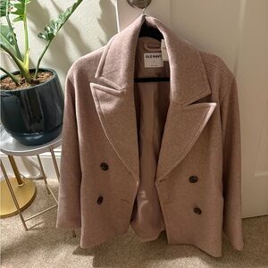 Old Navy Women's Blush Pea Coat